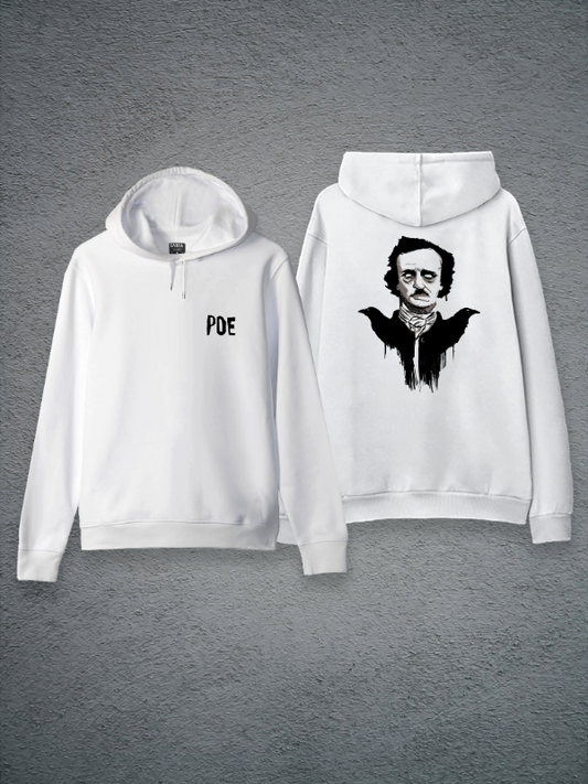 Edgar Allan Poe Special Design Printed Hooded Unisex Sweatshirt Hoodie