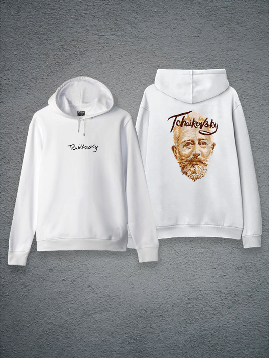 Tchaikovsky Special Design Two Side Printed Hooded Unisex Sweatshirt Hoodie