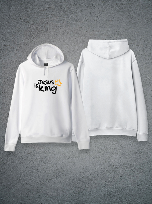 Yeshua Jesus Is King Special Design Printed Hooded Unisex Sweatshirt Hoodie