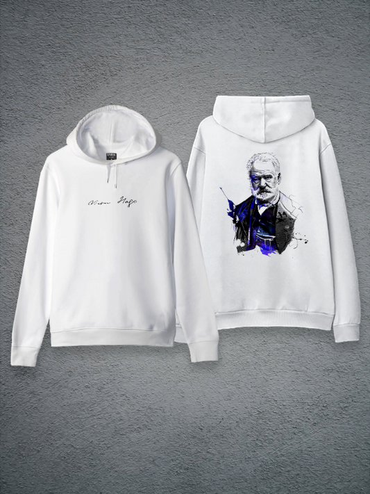 Victor Hugo Special Design Printed Hooded Unisex Sweatshirt Hoodie