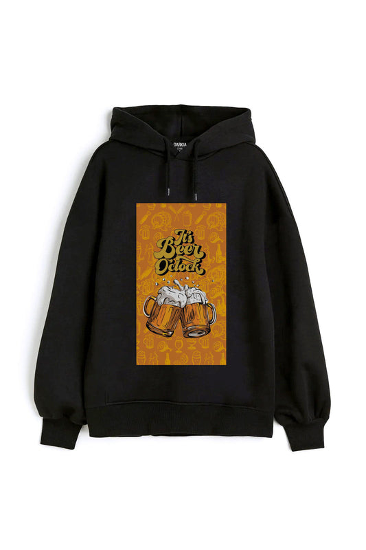 Beer Alcohol Special Design Two Side Printed Hooded Unisex Sweatshirt Hoodie