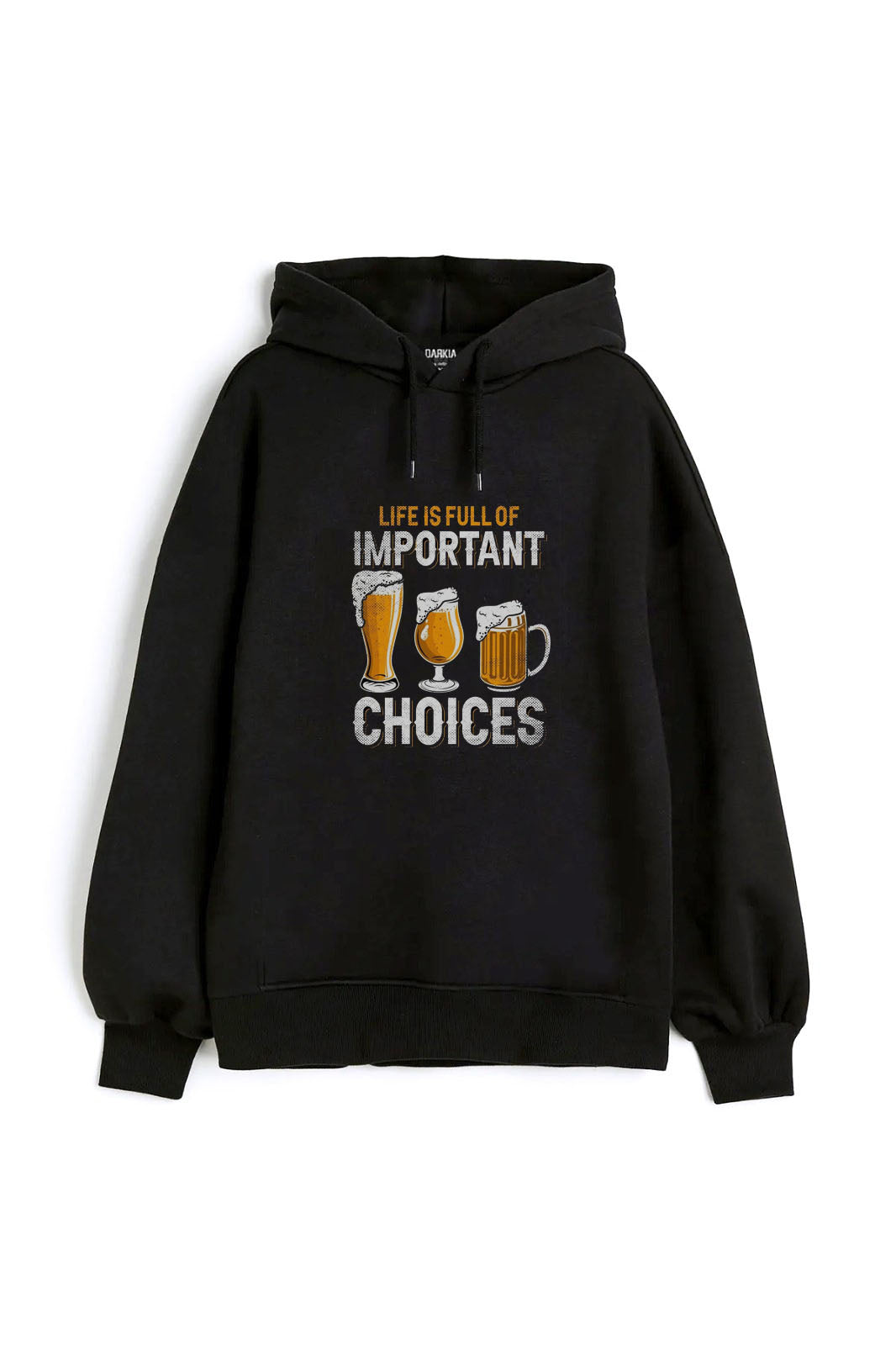 Beer Alcohol Special Design Two Side Printed Hooded Unisex Sweatshirt Hoodie