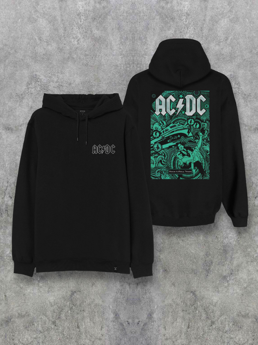 ACDC Music Band Special Design Two Side Printed Hooded Unisex Sweatshirt Hoodie